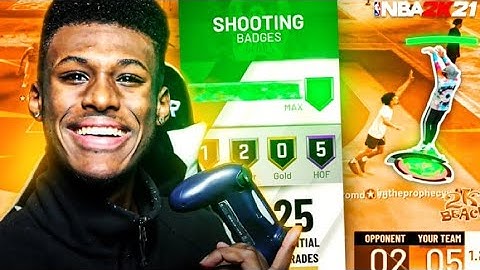 I FINALLY MAXED OUT MY DEMI-GOD SPEED BOOSTING SHARPSHOOTER BUILD ON NBA 2K21! BEST JUMPSHOT & BUILD