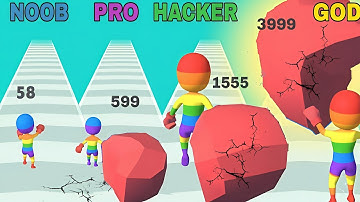 Amazing Gameplay 😍|NOOB VS PRO VS HACKER VS GOD in Boxing Time