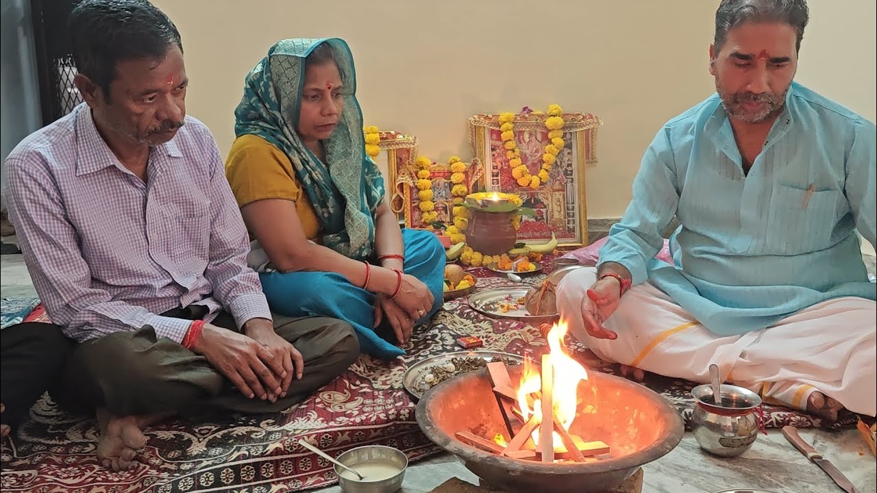 New home Greh parvesh Pooja 👍👌😊🏠🏘️