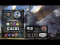 Galio Mid vs Qiyana - KR Challenger Patch 10.7