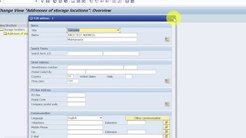 How to Delete the address of a storage location -  SAP MM