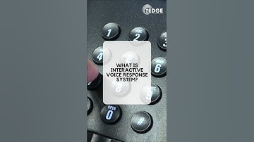 INTERACTIVE VOICE RESPONSE SYSTEM