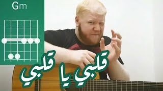 تعليم كوردات قلبي يا قلبي/ عم بتعلق فيك  + الإيقاع  - نانسي عجرم - (كوردات مع حافظ #15)