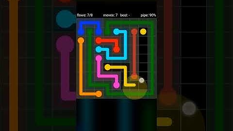 Flow Free [Level 26-30] (9×9 Hard) [Intro: Bonus Pack] | Walkthrough #Shorts