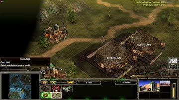 C&C Generals Contra 009 Toxin general vs Superweapon general [Hard](2)