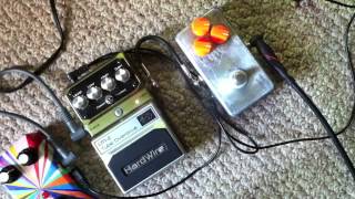 Devi Ever Karaoke Party stacked into Hardwire CM-2 Tube Overdrive