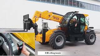 How a HIXEN 3510 Telehandler Works | | Telescopic Handler Functions & Controls