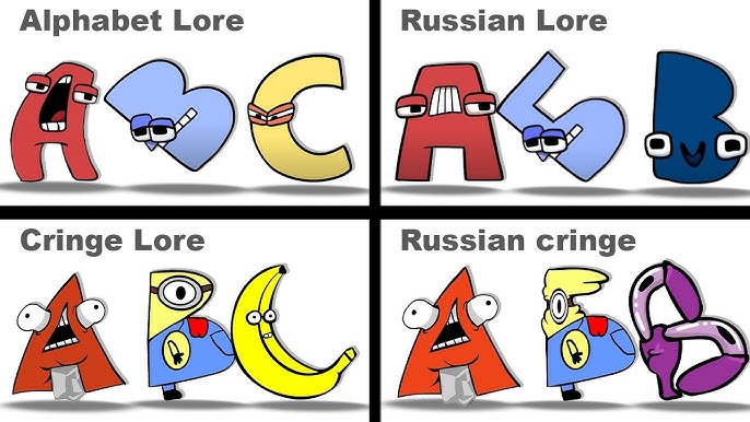 Russian alphabet lore but lowercase - Comic Studio