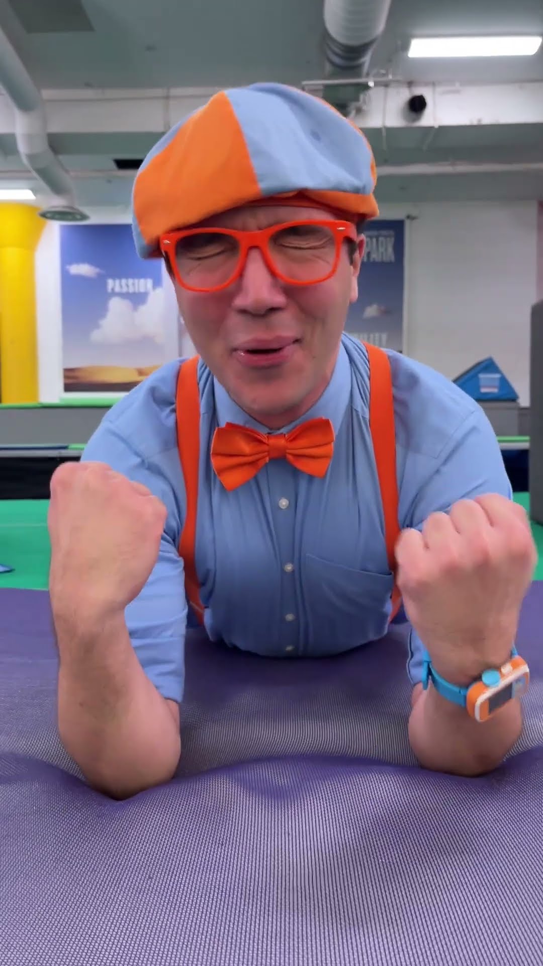 Learn Animal Names???! Blippi's Gymnastics Guessing Game! #blippi #shorts