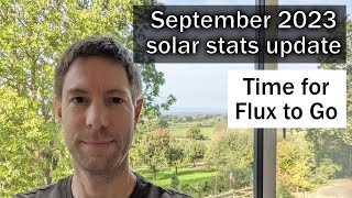 Solar stats update - September 2023 - time for Flux to Go by Tim & Kat's Green Walk 4,921 views 7 months ago 11 minutes, 51 seconds