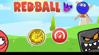 RED BALL GAME - TIME RACE CLASSIC BALL VS BLUE BALL 1-10 screenshot 5