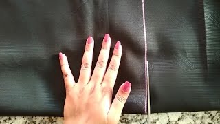 How to add cloth and zipper inside the bag