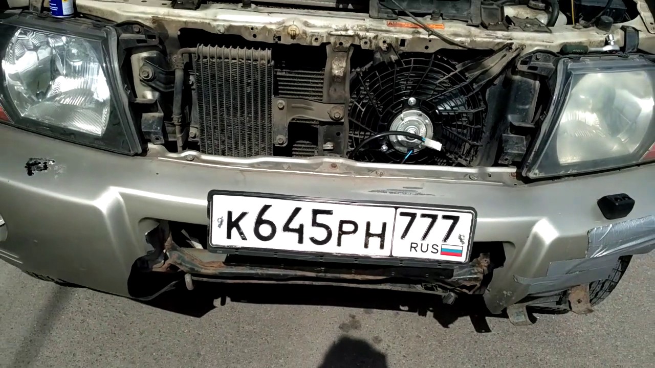 Установка вентилятора от ВАЗ-2109 вместо вентилятора кондиционера ...