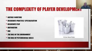 Brian Cuthbert on Player Development - Putting all the parts together