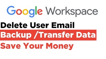 How to delete Google Workspace Email and Transfer the data for free