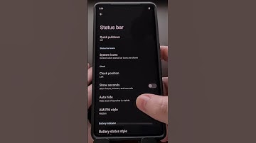 LineageOS 101 | Status Bar Clock Options for Position, Seconds, AM/PM Toggle, and Hide on Homescreen