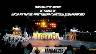 MUNICIPALITY OF SALCEDO | 1ST RUNNERUP |  ILOCOS SUR FESTIVAL STREET DANCING 2024(SHOWDOWN)