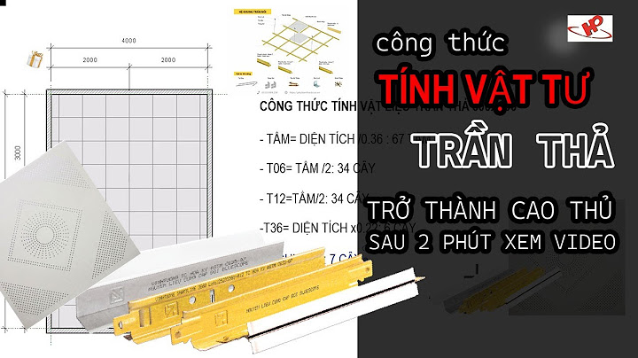 Hướng dẫn làm trần thả thạch cao