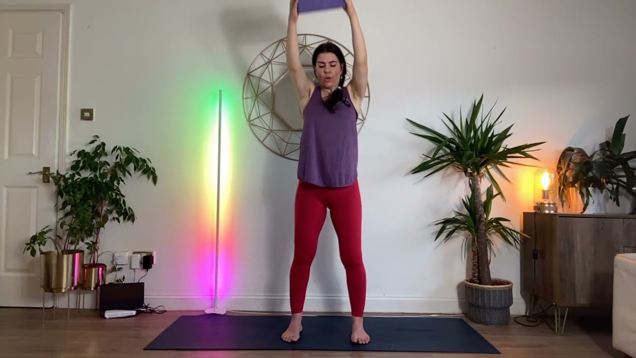 YOGA WITH A BLOCK- FEEL GREAT in 30 mins- RESET & RESTORE