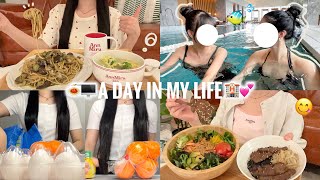 [VLOG] Baking day routine 🍰🏠🍰🏠Bombing food self-cooking record🍝HOCANCE🥺🏨💕.