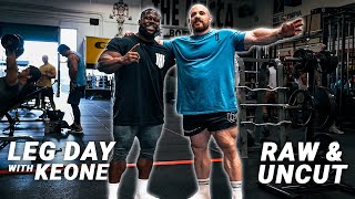 RAW & UNCUT: Martin Fitzwater & Keon Pearson’s Leg Day (Sam Sulek Style) 20+ min of Bonus Footage