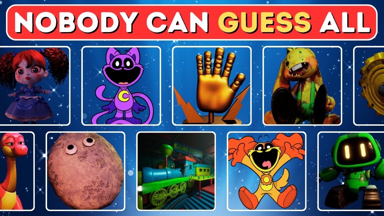 Poppy Playtime Quiz HARD🎮 ALL The Smiling Critters, Items and Locations in Ultimate Quiz!⚔️