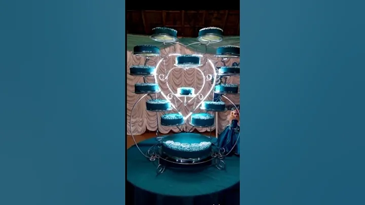 Beautiful Wedding Cake Stand #icingonthecake 🎉#shortsfeed