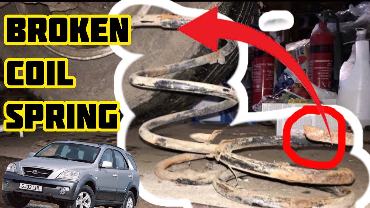 Kia Sorento - Broken Rear Spring - YouTube