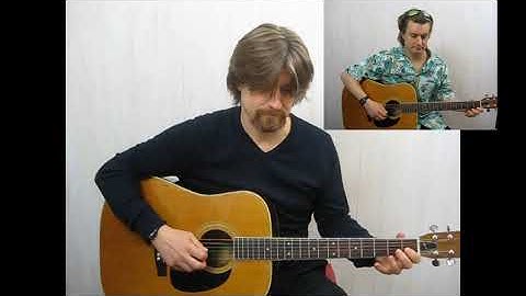 Bach Invention no.1 two guitar arrangement played by Richard Allison