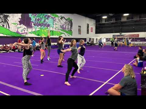 Level 4 Floor Routine (Coach Victoria and Coach Kaylyn at the TN Compulsory Clinic)