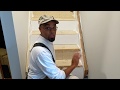 How to install new treads and risers on your old stairs. Beginners DIY