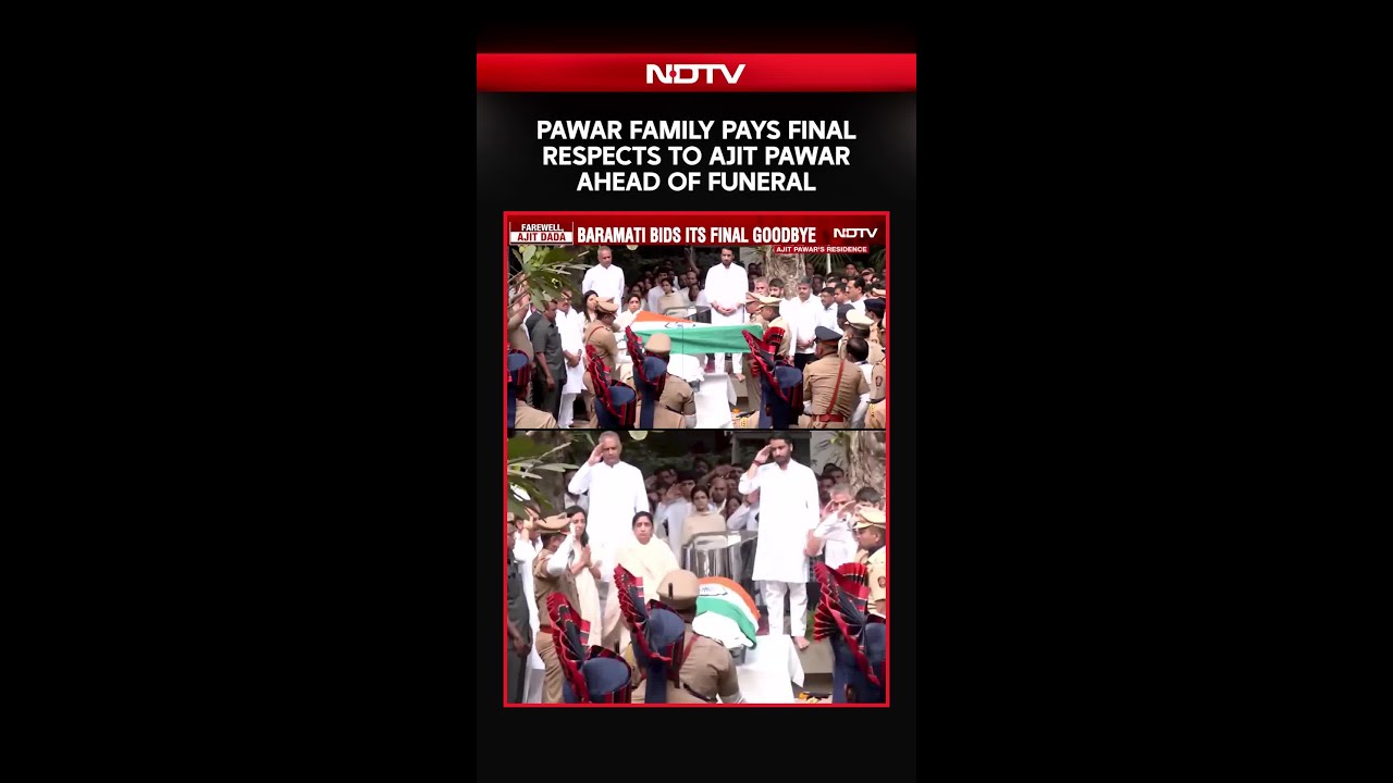 Ajit Pawar Funeral Today | Tears & Tributes Flood In Ahead of NCP Chief's Final Journey