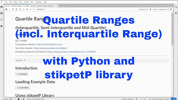 Python - Quartile Ranges with stikpetP