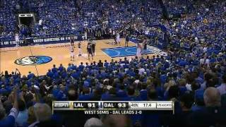 2011 Western Conference Semis Game 3 - Final 4m23s of 4th quarter