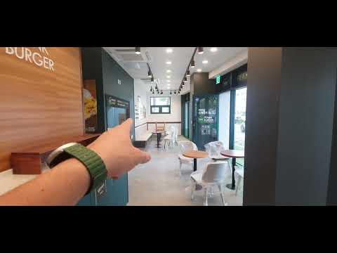 프랭크버거 이수점 인테리어