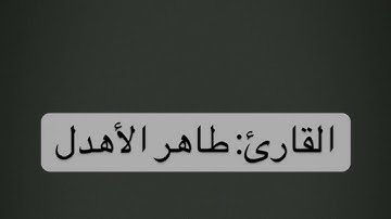 || ماتيسر من سورة الأنعام || القارئ: طاهر الأهدل