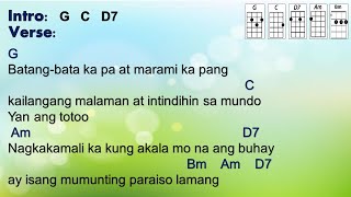 Miss Oli: Batang Bata Ka Pa - Apo Hiking Society - Key of G