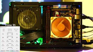 LP53 with a9x14 fan, 4mm standoffs, vertical position in dan a4-sfx case