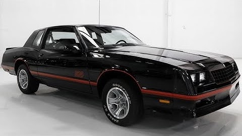 Why the 1987 Chevy Monte Carlo SS is a True ’80s Icon#Chevrolet #luxurycar 