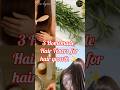 Try these 3 homemade hair toners for faster hair growth ✨”#hair care #viralreels