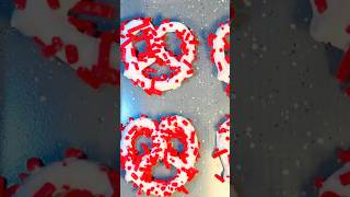College Football Tailgate Snacks: White Chocolate Pretzels. 🏈🇺🇸