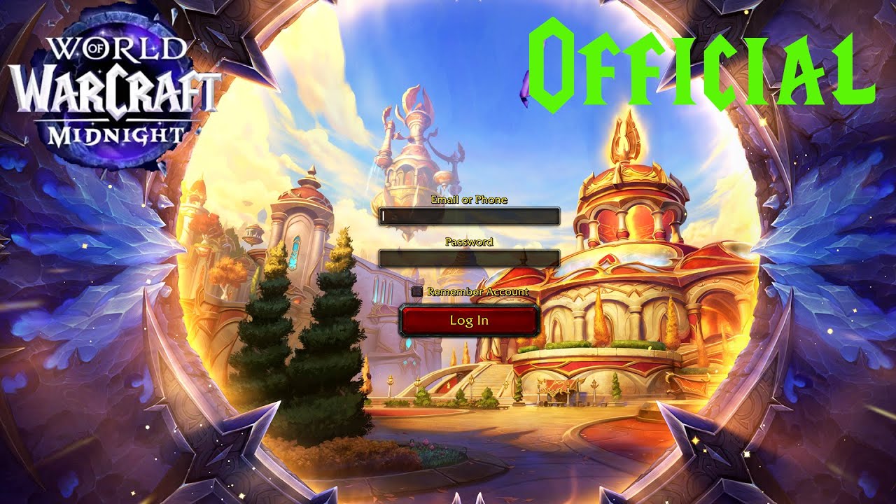 Midnight Main Title - Official Login Screen | World of Warcraft - YouTube