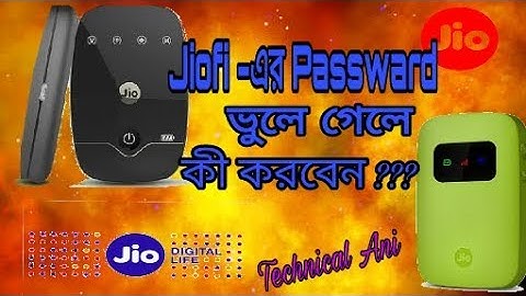 how to change jiofi password in pc  Technical Ani