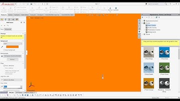 SOLIDWORKS |  BACKGROUND COLOUR CHANGE