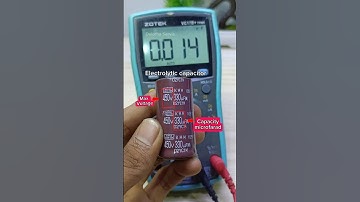 How to understand the function of numbers on electrolytic capacitors and how to measure them #tips