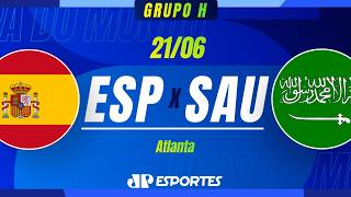 Espanha x Arábia Saudita - AO VIVO - 21/06/2026 - Copa do Mundo