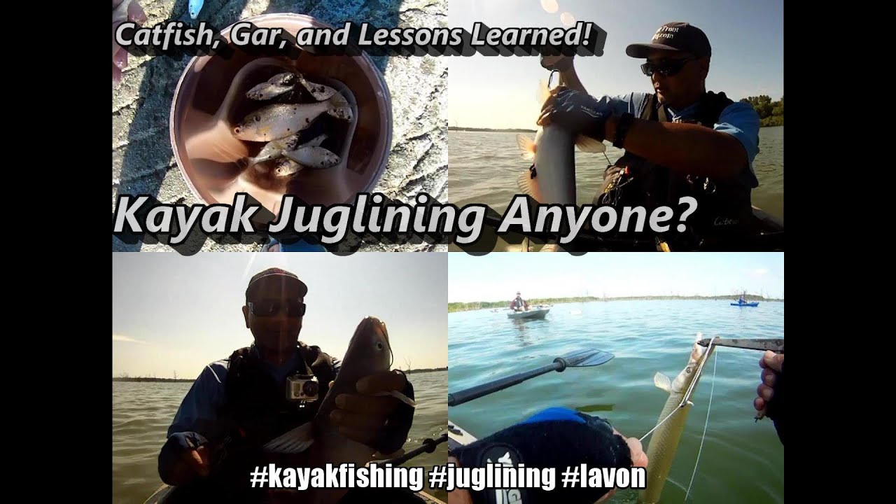Lake Lavon Fishing Juglining for Catfish! YouTube