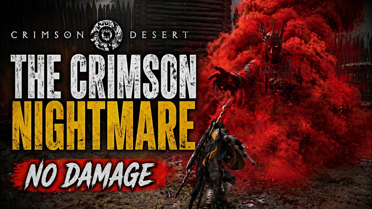 Crimson Desert – The Crimson Nightmare Boss Fight | No Damage | Perfect ...
