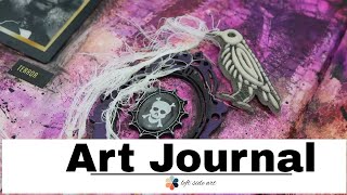 Art Journal for beginners tutorial - &quot;The Boo Crew&quot;