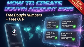 Create Douyin Account For FREE (Free OTP) | Chinese TikTok Account Kaise Banaye & Earn Money Online